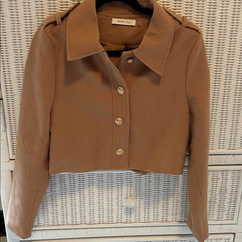 Mustard Seed Tan Blazer Jacket